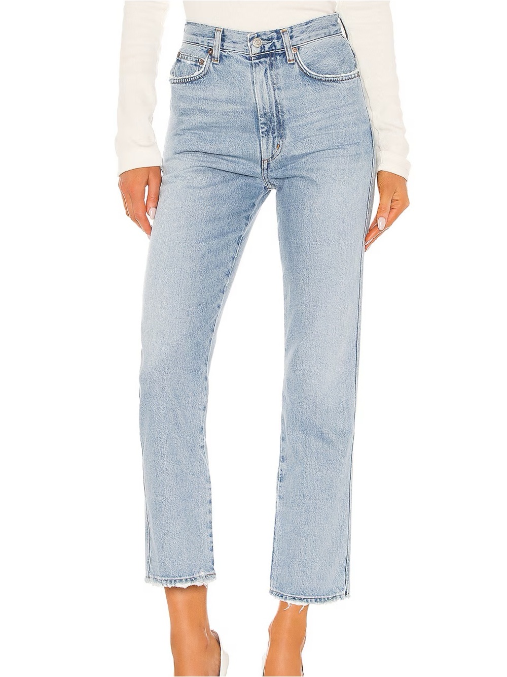 Agolde Pinch Waist High Rise Kick Jeans